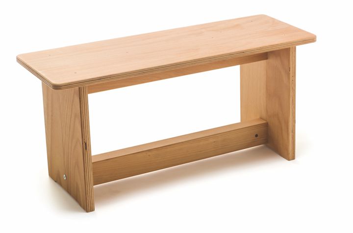 Sitzbank Buche geölt, Sitzhöhe 37 cm, 3 Größen